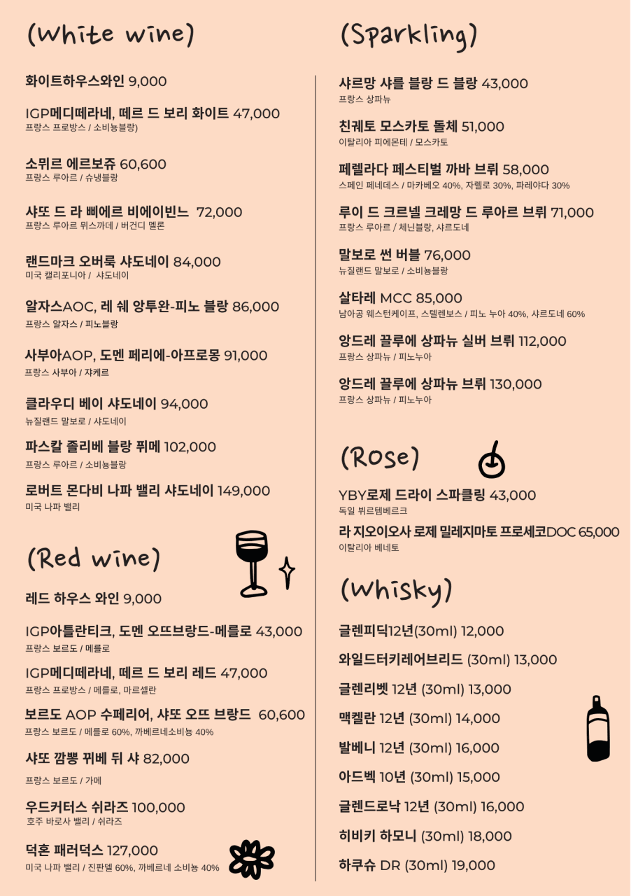 메뉴판 2