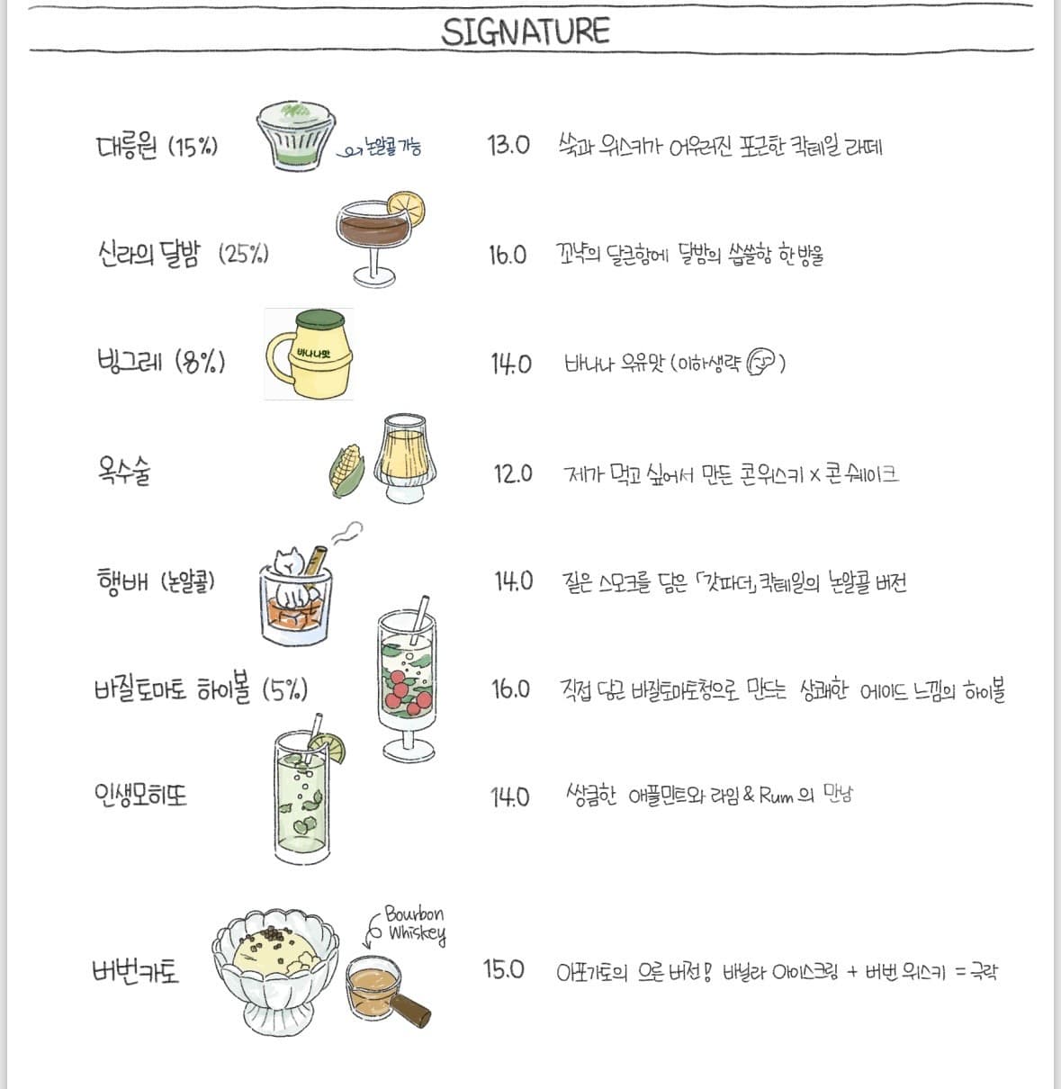 메뉴판 2